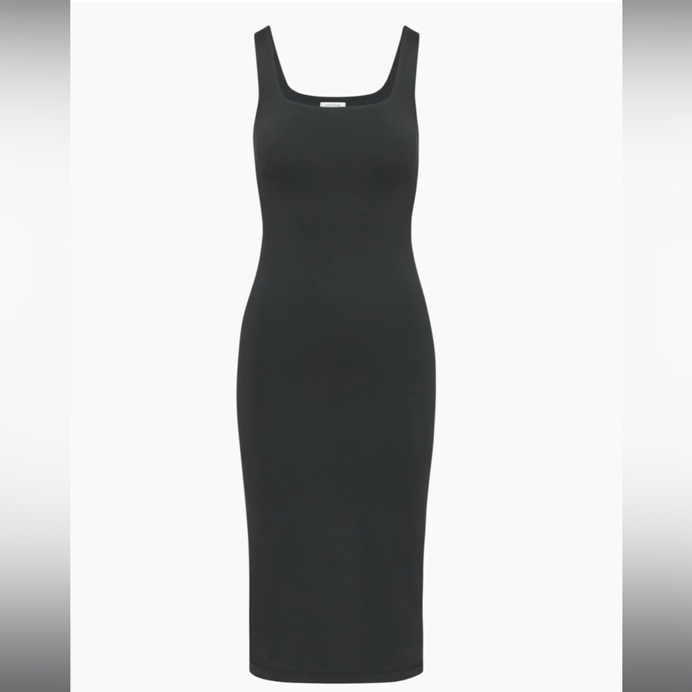 Aritzia Contour Squareneck Midi Dress